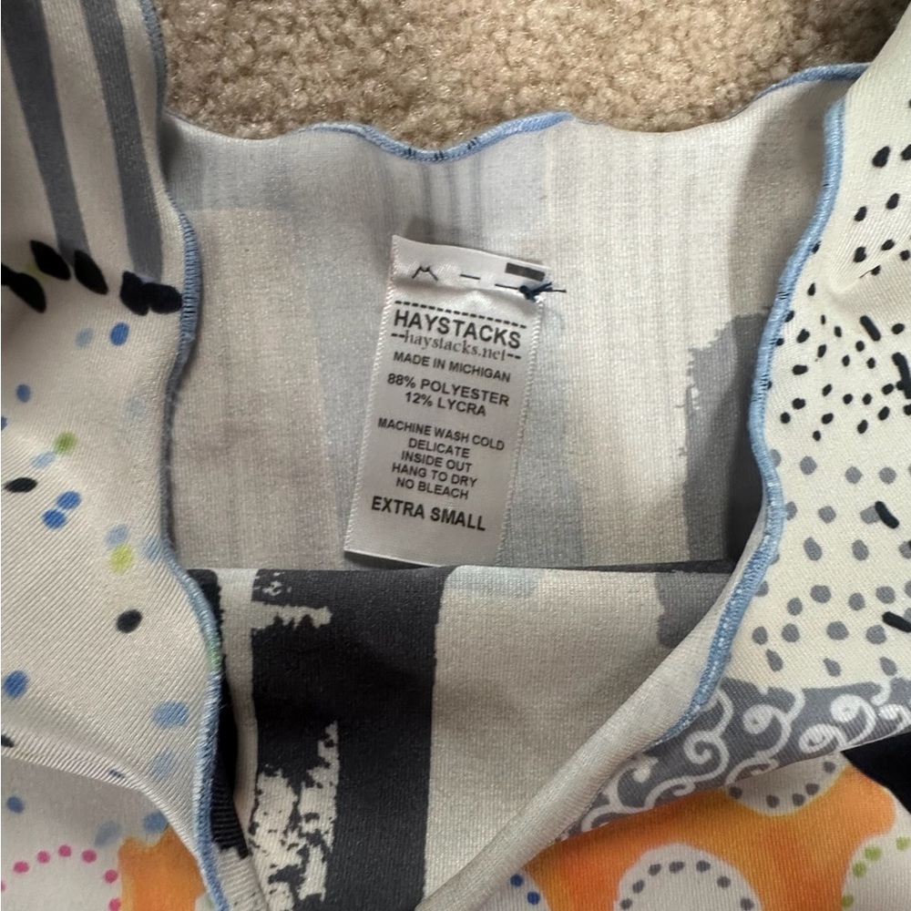 Haystacks Reversable Abstract Patterned Dress - image 5